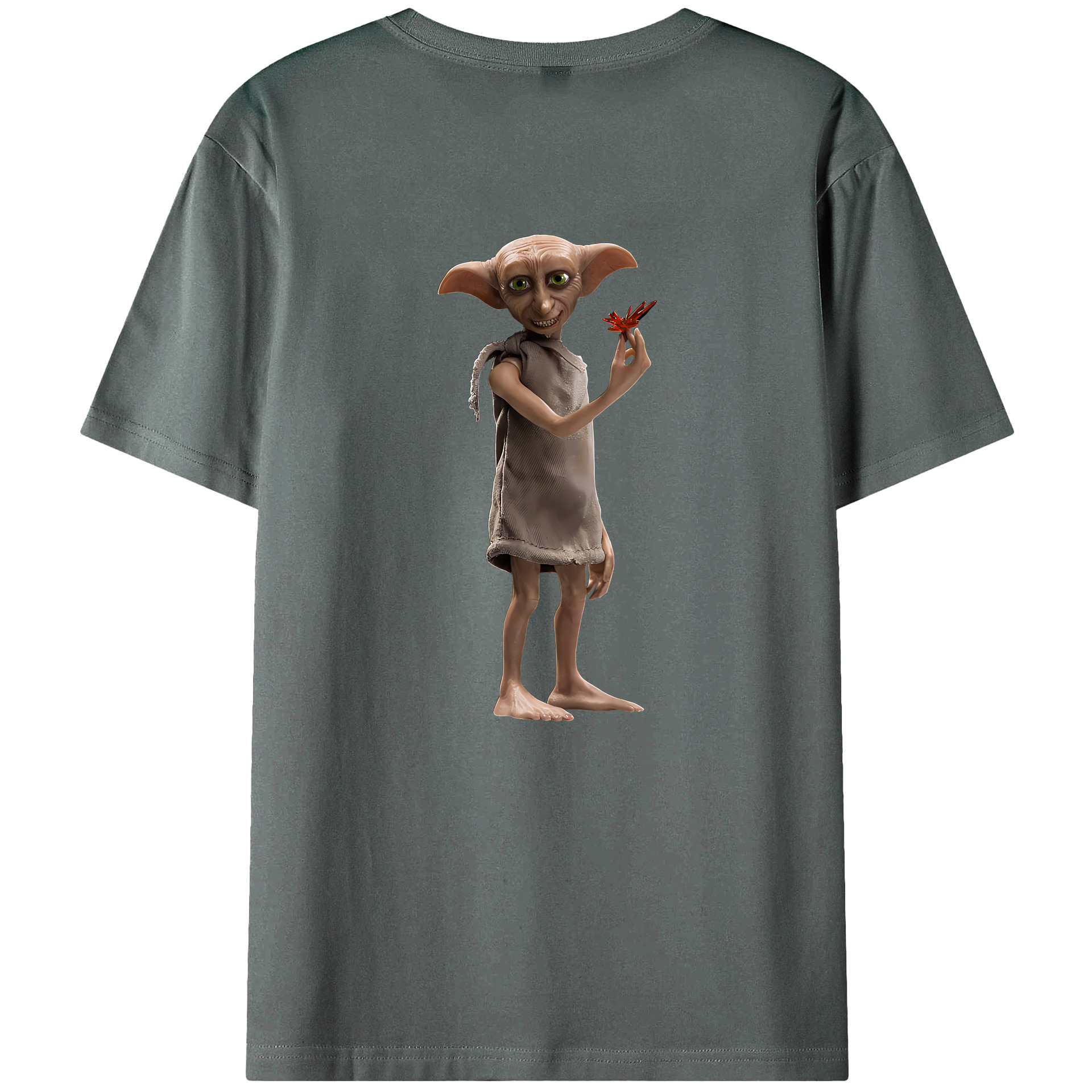 （画像用） Harry Potter ハリー・ポッターシリーズ 綿100％ メンズ半袖Tシャツ（バックプリント） 通気性